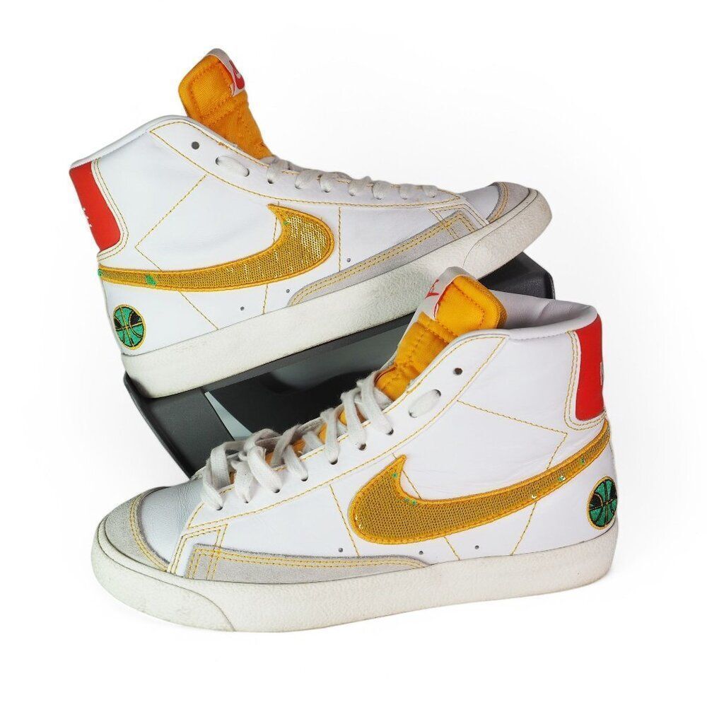 Nike Blazer Mid GS 'Roswell Rayguns' Sneakers DD9528-100 Youth 6 Women's 7.5